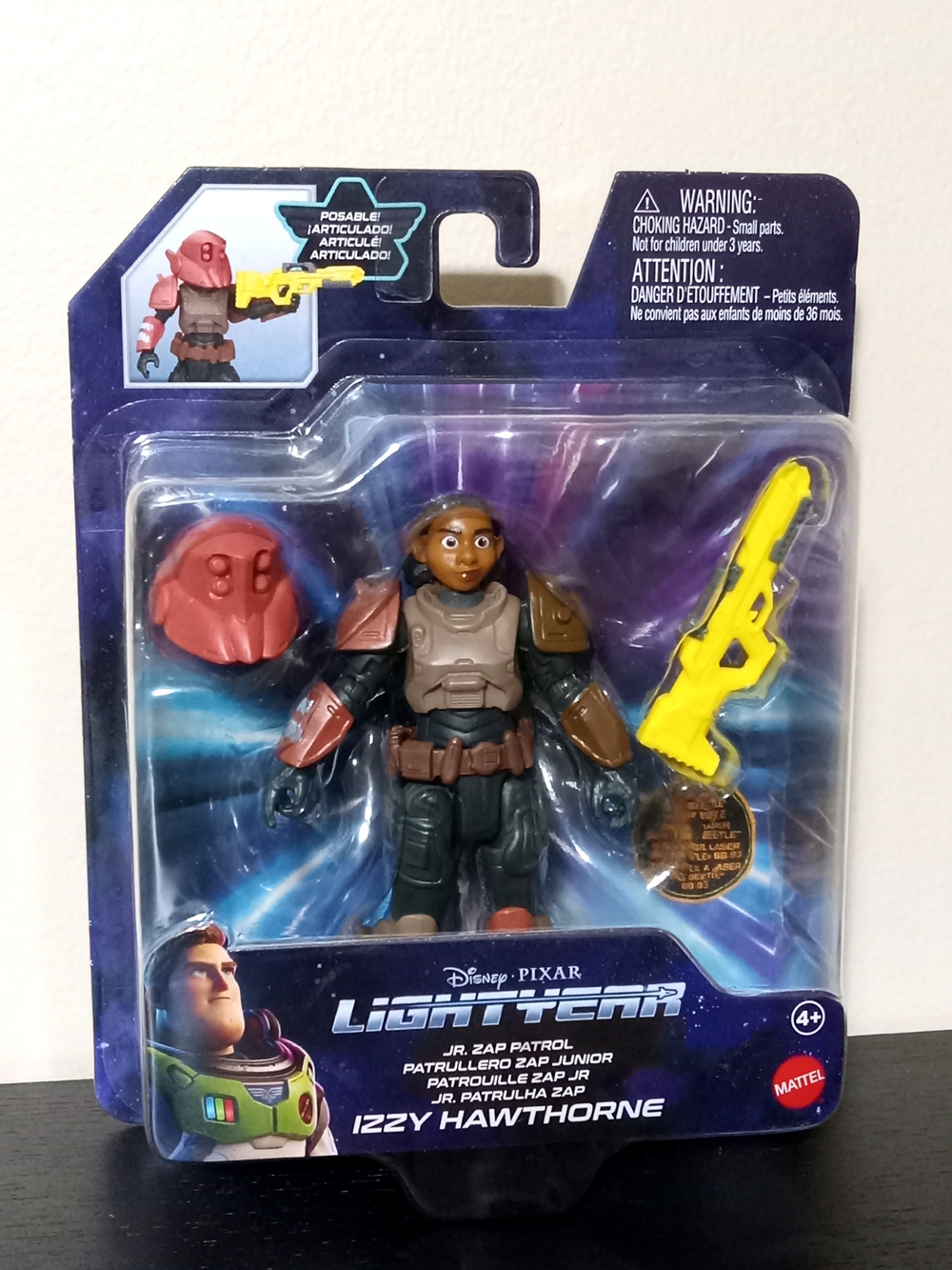 Disney Pixar Lightyear Jr Zap Patrol Izzy Hawthorne Figure Mattel New Sealed